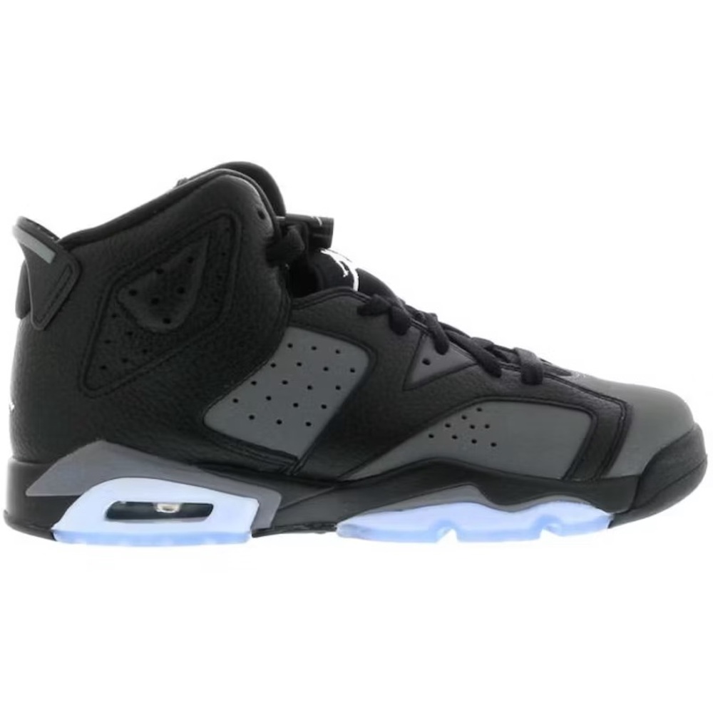 Air Jordan Retro 6 Black and Cool Gray Sneakers
